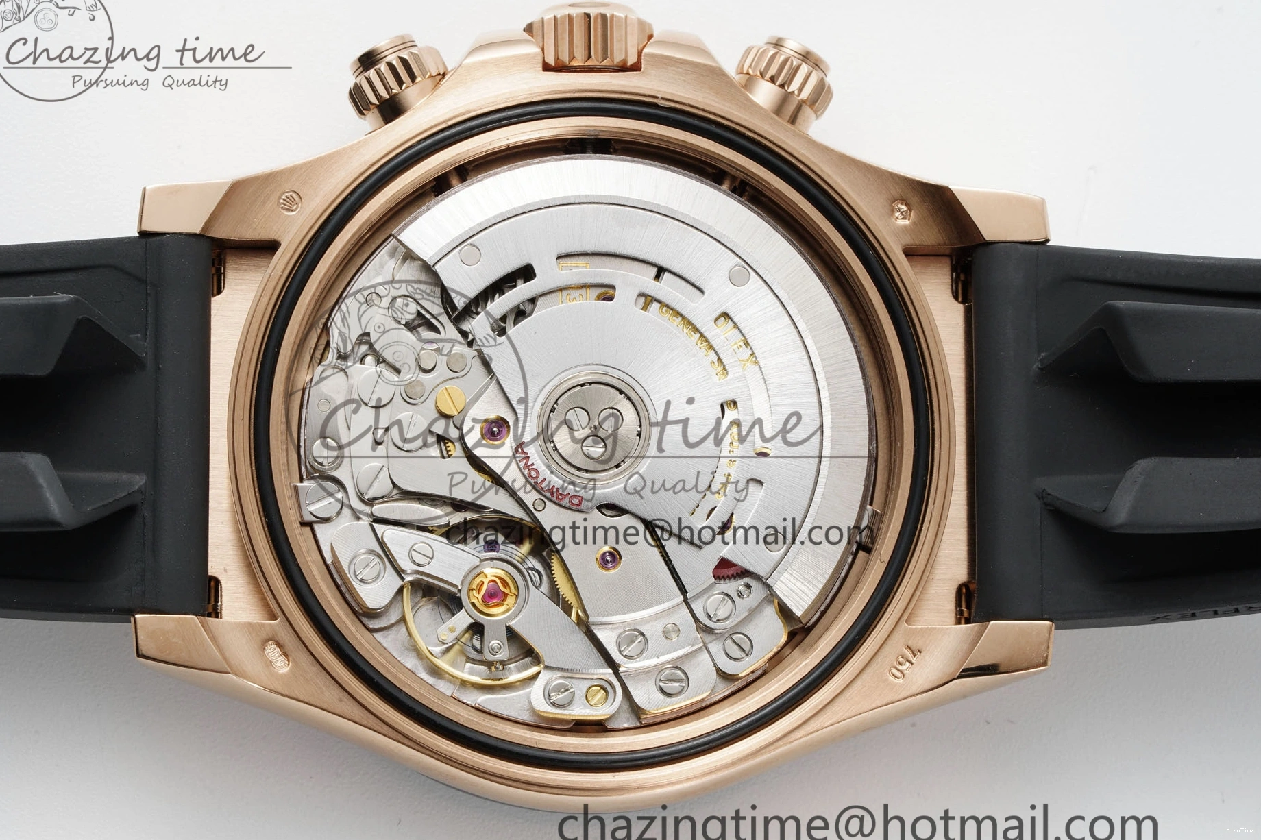 MiroTime 0115 Tailored Daytona 116515 BTF 1:1 Best Edition White Dial on Oysterflex Rubber Strap SA4130 V 2262